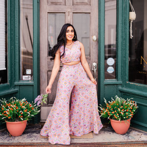 Violet Palazzo Set - Modern Maharani