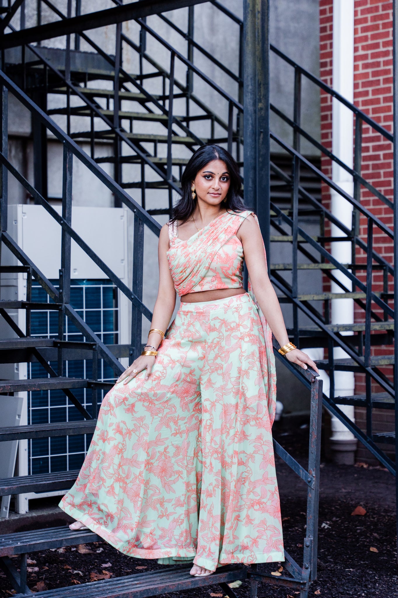 Amber Palazzo Set - Modern Maharani